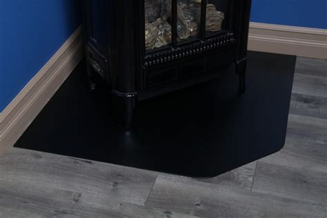 sheet metal hearth pad|freestanding fireplace hearth pad.